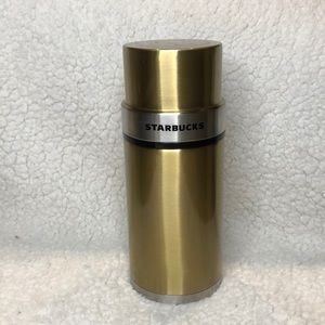 Starbucks Gold Insulated Thermos coffee collector